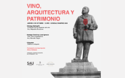 Encuentro sobre vino, arquitectura y patrimonio en nuestra sede el próximo jueves 3