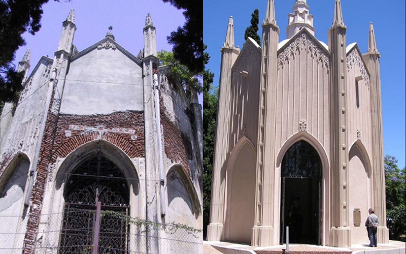 Conferencia ORT sobre restauración de la Capilla del Cementerio del Cerro